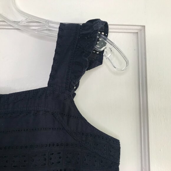 Loft | Eyelet Button-Down Shell - Picture 7 of 14